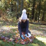 Jendhamuni picking leaves